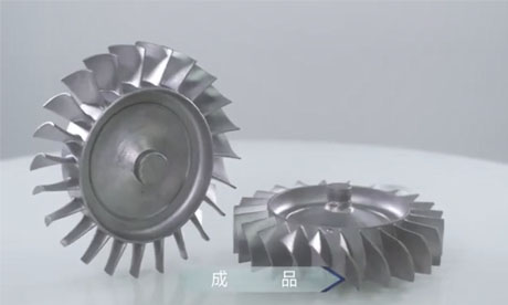 去型殼、澆注、去殼、打磨成品